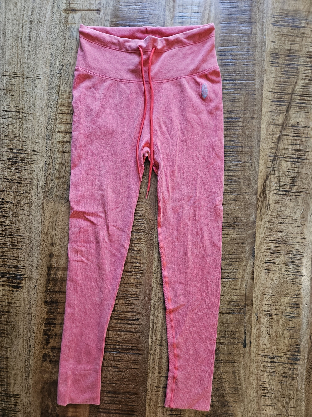 FP Movement by Free People Coral Drawstring High-Waist Leggings